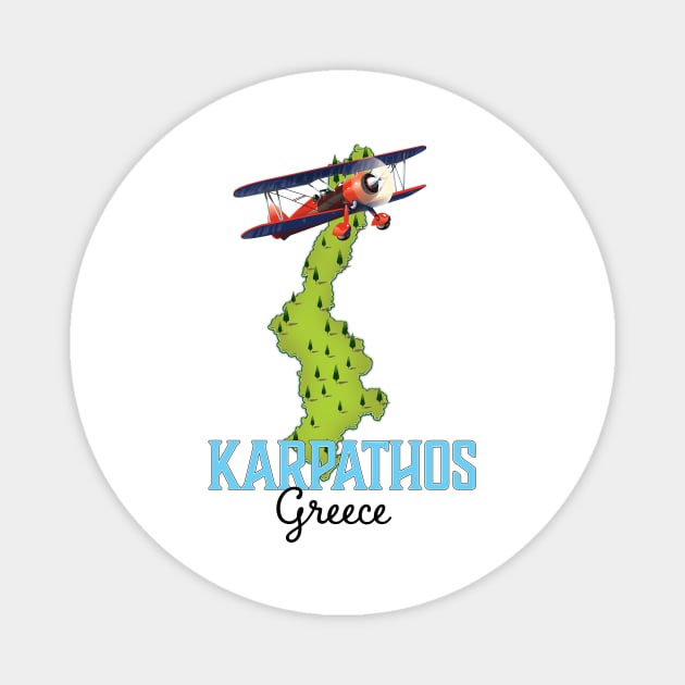 karpathos Greece Magnet by nickemporium1